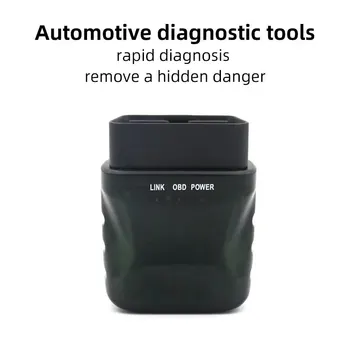 1 БР V015 Инструмента за диагностика на автомобилни неизправности OBD2 Инструмент за откриване на Считывающей карти, Bluetooth Тестер на двигателя Elm327