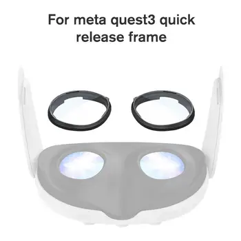 1 Чифт Быстросъемных Линзовых Рамки Meta Quest3, Оборудвани с Защита От Синя Светлина L/ R Marks, Рамки За Очила, Аксесоари За VR-Лещи