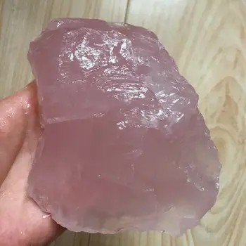 1бр 50 грама естествени необработени кристали от розов кварц (необработен извадка от лекарствен камък на любовта Рейки)