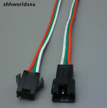3-контактни конектори worldgolden за led лента WS2812B WS2811 WS2812 Женски мъжки