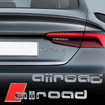 3D ABS Лого Allroad Емблема Букви Икона на Багажника на Колата За Audi A6 Allroad C5 C6 C7 C8 A3 B8 B5 B6 Q7 Allroad Стикери Аксесоари
