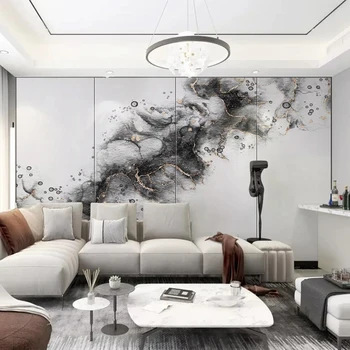 3D тапети Китайската минималистичен Художествена концепция, Рисувани с черно мастило, Стенни хартия, Спалня, Всекидневна, ТВ-на фона на Декора на стените
