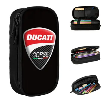 Ducatis Аксесоари Ducati Кутия за писалки Голям капацитет от Детски молив случай Канцеларски материали Подарък