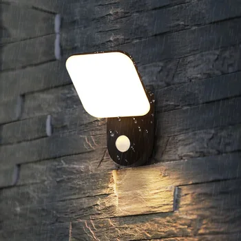 Външни непромокаеми въвеждане на нови съвременни led осветление стена Дневна Спалня Баня Улични лампи за верандата Сензор за вътрешно осветление