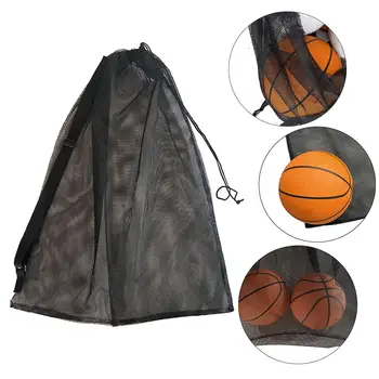 Голяма чанта от мрежа за топки на съвсем малък, волейбол спортна чанта с мрежа за топката с голям капацитет
