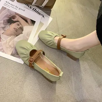 Дамски обувки От изкуствена кожа С Квадратни пръсти, Дамски Ежедневни обувки със среден размер (3 cm-5 см), Висококачествени и Удобни Дамски обувки на висок ток, Дамски обувки на висок ток