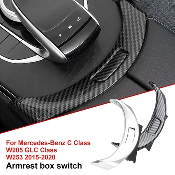 За Mercedes-Benz W205 W253 C Class GLC Централната Конзола Бутон Отключване на Подлакътник Капачка на Ключа Централна Кутия За Съхранение Премина 2056803407