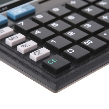 Инструменти за финансово счетоводство, електронен калкулатор от 12 цифри + Слънчева енергия 2