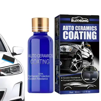 Керамично покритие за автомобили Полироль срещу надраскване нанопокрытие Auto Ceramics с гъба и непыльной кърпа за автомобил