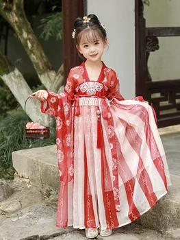 Китайски традиционен женски костюм Ханьфу, рокля на Древната Династия Хан, на Източното принцеса рокля, Елегантни Дрехи за танци на Династията Танг