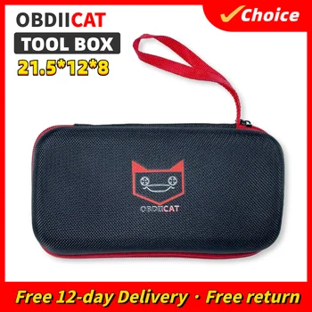 Кутия за инструменти OBDIICAT най-Новият преносим автомобилен стартер, само с чанта за инструменти Auto Toolkit, кутия за инструменти, калъф за кибрит, държач за съхранение на инструменти