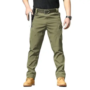 Мъжки ежедневни панталони-карго в армия стил, военни тактически работни панталони за Сафари, Дълги разходки, Спорт на открито