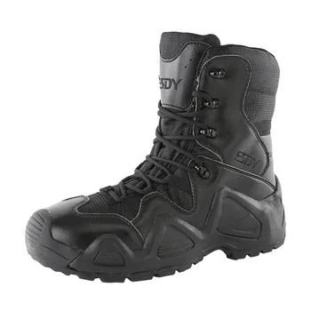 Нови мъжки военни обувки Desert Combat Outdoor Man, нескользящие зимни обувки, мъжки водоустойчив тактически ботильоны в платформата