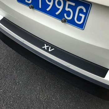 Протектор Праг на Багажника на Колата е От Въглеродни Влакна За Защита От Надраскване Водоустойчив Етикети Етикети на Автомобилните Аксесоари За Subaru XV Crosstrek