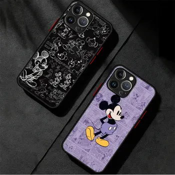 Противоударные Седалките Disney с Мики Маус Калъф за Apple iPhone 14 Pro Max XR 7 6S XS X8 Plus 12 Mini Pro 15 13 11 Pro SE Калъф