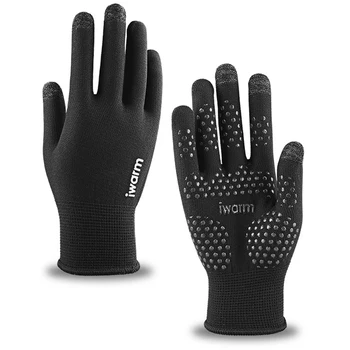 Ръкавици за колоездене на открито Зимни ръкавици с нескользящим сензорен екран от руно на целия пръст топли Зимни ръкавици