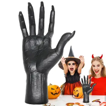 Ръцете на скелета на Хелоуин, форми от епоксидна смола, Творчески Притежателя на бижута за ръка готическа Вещици, Страховито Начало Декор