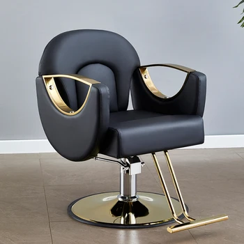 Салон за Красота Фризьорски салон стол Оборудване за педикюр Естетически фризьорски стол люлеещ се Стол Kapperstoel Търговски мебели YQ50BC