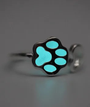 Скъп пръстен с кучешки котешки лапой, Пенливи пръстен с нокти на Мечка, Бижутериен аксесоар, подарък за нея