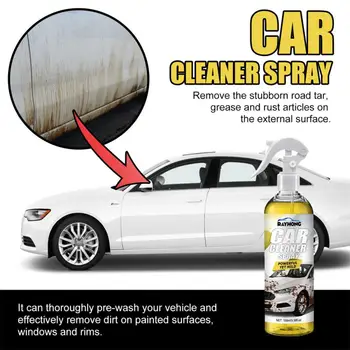 Спрей за почистване на салон на автомобил, почистване на повърхността от прах, Мощно почистване, мултифункционална почистваща спрей За поддръжка на автомобила