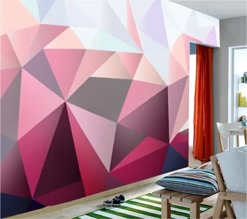 тапети по поръчка beibehang 3D papel de parede абстрактен геометричен фон за телевизор стена дневна спалня ресторант 3D тапети