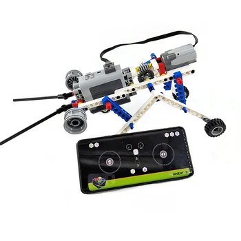 Техническо приложение RC Програмируемо моторно домашни любимци Робот-бръмбар блок за студент 9686 Wedo Education Kids Moc Обучение тухлена играчка
