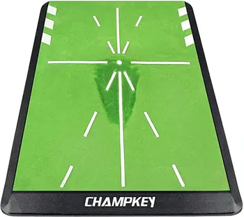 Ударни мат CHAMPKEY Premium Golf Impact Mat версия 1.0 Анализ на траекторията замах и подходяща поза за нанасяне на удар Тренировъчен подложка за голф 3 размер по избор