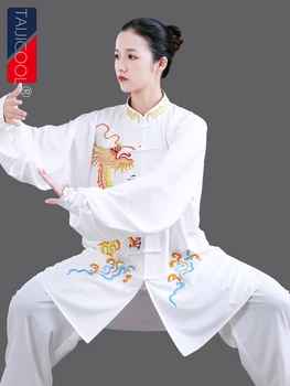 Форма на Тай-чи, Дамски Нова Бродирани дрехи за Тай-чи Кунг-фу, Мъжки костюм за изяви в бойните изкуства Ба Дуан Дзин