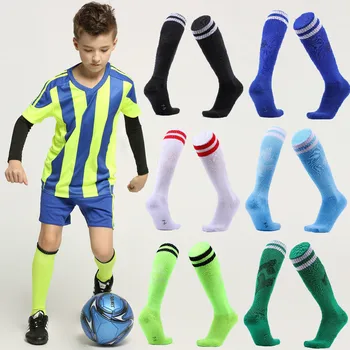 Футболни Чорапи Чорапи Детски Висококачествени Памучни Гамаши, с дълга Тръба До Коляното Бейзбол Бягане е Спорт за Възрастни, Детски Чорапи