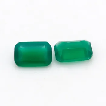 Цена на едро, Emerald кройката, Россыпной скъпоценен камък, Естествен Зелен Ахат/ Оникс, Скъпоценен камък и за направата на бижута