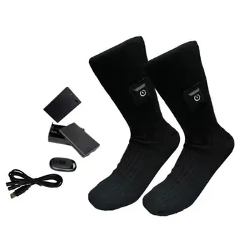 Чорапи С топъл Зимни Топли Миещи Електрически Чорапи За Спорт На открито Акумулаторни Топлинна Чорапи За Краката на Мъже от Жени За Колоездене